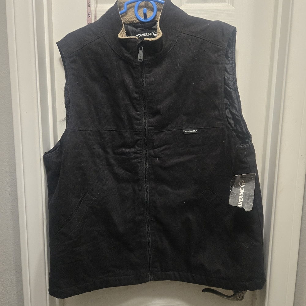 Wolverine Canvas Vest Size XL Nwt